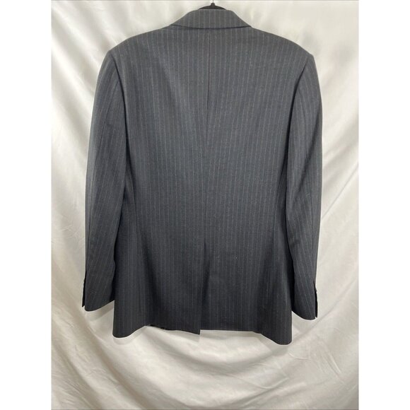 Banana Republic Modern Wool Pinstriped Suit Jacket Mens Size 38R - Picture 5 of 16